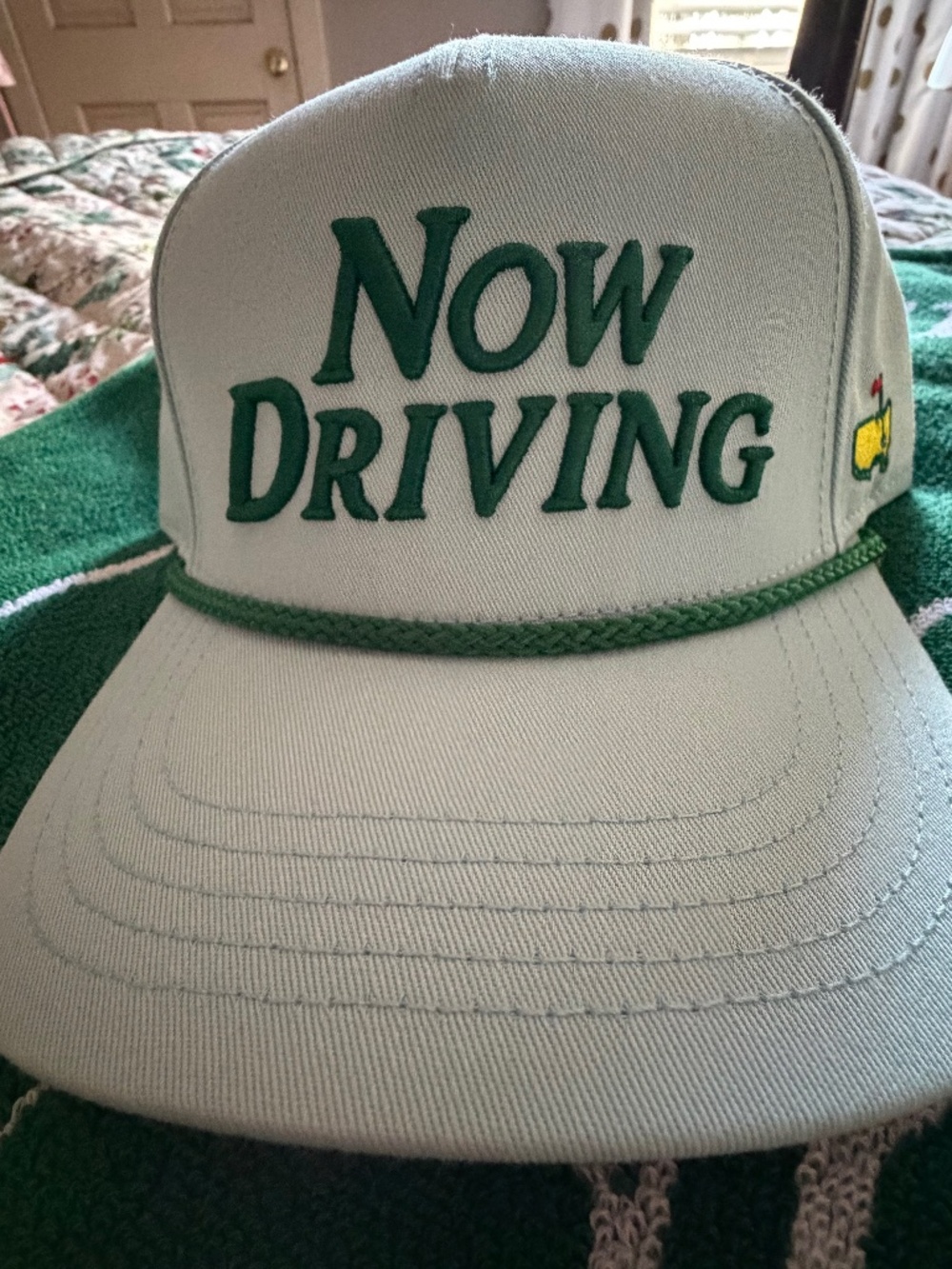 Masters Now Driving Rope Hat NWT